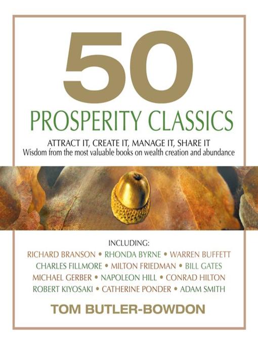 Title details for 50 Prosperity Classics by Tom Butler-Bowdon - Wait list